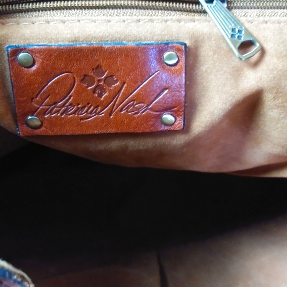 Patricia Nash Renaissance coin Leather Western Large  bucketbag - Picture 10 of 12